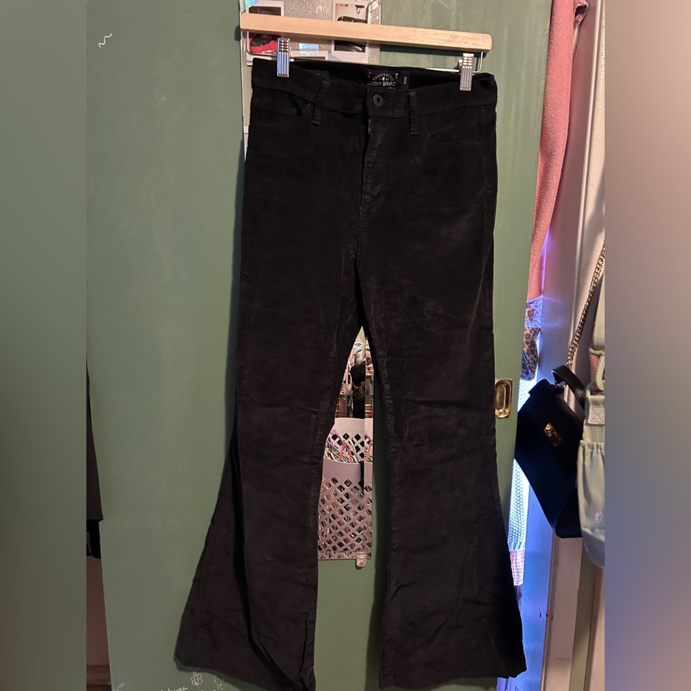 Lucky Brand Black Bootcut Flare corduroy Jeans